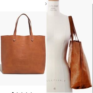 Madewell Leather tote bag